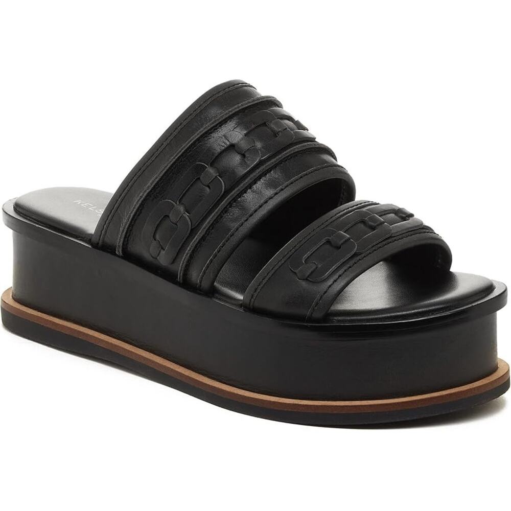 Kelsi Dagger Brooklyn Drift Women's Black Sandal Size 7.5M New in Box Condition